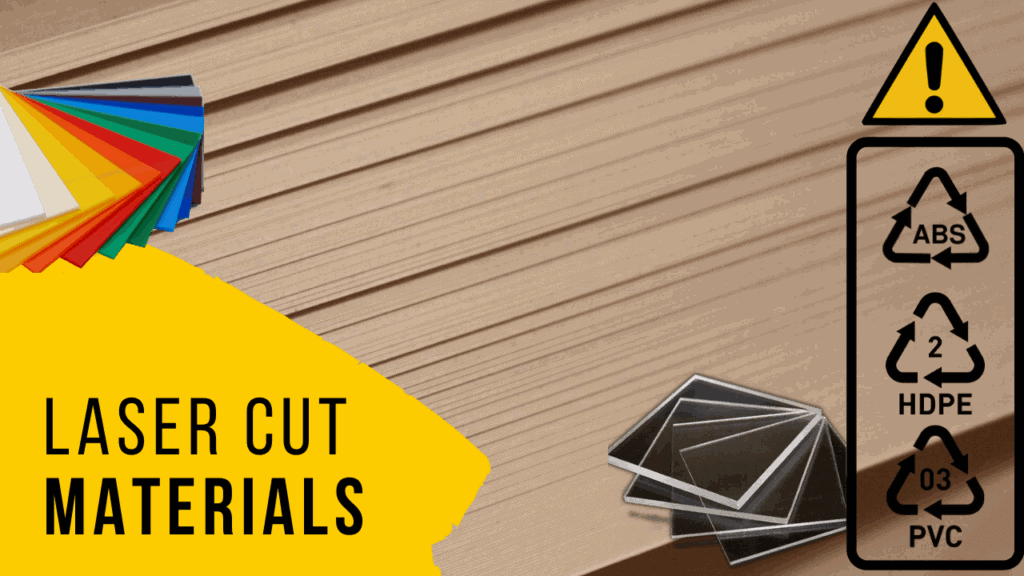 What materials can laser cutters cut